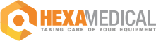 Logo da Hexamedical.